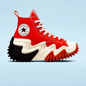 CONVERSE Run Star Motion CX Platform Unisex Hi-top Sneakers Mantra Orange